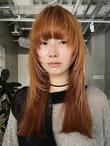 テクネ 天神大名(techne)&nbsp;天神大名顔周りレイヤーカットミディアムボブタッセルボブパーマ