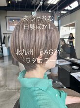 バグジー 黒崎(BAGZY) 白髪ぼかし「ワダカラー」