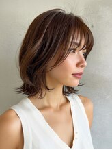 40/50代の大人女性悩み解決！白髪でも明るいカラー♪もう白髪に悩まない[六甲駅/白髪ぼかし/髪質改善]