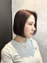 イル 天神西通り店(ill)&nbsp;クールボブ/横顔美人/小顔カット/ツヤカラー/マロンブラウン