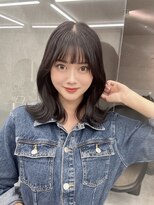 ロンド マーレ 天神大名店(Lond mare) 黒髪/オリーブグレー/小顔/ココアベージュ/レイヤーカット