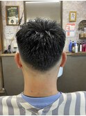MEN’S HAIR/サーフカール/刈り上げセンターパート/印西