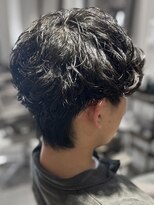 エニー 栄(Any) men's hair シャドウパーマスタイル
