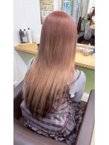 オリビアヘアー(OLIVIA HAIR)&nbsp;コーラルピンク×艶髪ケア☆
