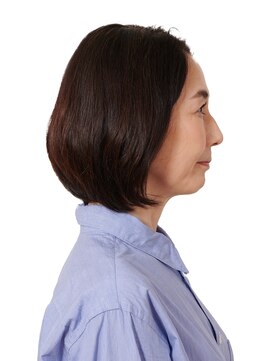 えがお美容室 【えがお美容室】さりげなく印象UP！ナチュラルショートボブ