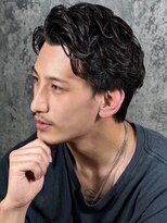 プレミアムバーバー 原宿店(PREMIUM BARBER produce by HIRO GINZA)&nbsp;オールバック風リバースパーマ