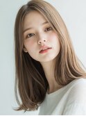 くびれヘア &nbsp;美髪 &nbsp;ハイライトカラー　アプリコットオレンジ