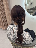 クラン 北新地店(Clan) くるみちゃんサイドポニー / 北新地ヘアセット