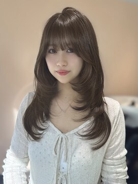 ペレ 原宿(PELE) ダークパープルナチュラルショート夏のヘアアレンジ原宿