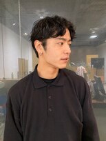 メンズサロン イロ(Men‘s salon IRO)&nbsp;ニュアンスパーマ×センターパート