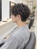 メンズカット+ツイスト/スパイラル/波巻き　￥14,520～→￥11616～