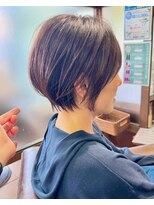 ハピネス クローバー 学園前店(Happiness CLOVER)&nbsp;ナチュラルショートショートボブ×髪質改善×白髪ぼかし7/26