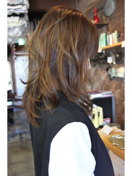 オーバーキャプテンネイキッド(OVER CAPTAIN NAKED) 抜け感Ａラインボブレイヤー