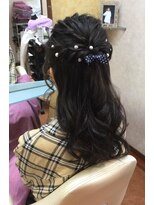 美容室 パリッシュ(Polish)&nbsp;ハーフアップ