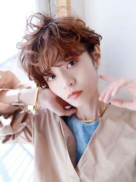 オーシャン(Ocean) [OCEAN Hair&Life藤原純] ガーリーデジタルパーマショート☆