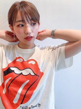 ロンド パルティール 大宮(Lond partir) 【石田勇士郎】デザインカラー厚めバングローライトスリークボブ