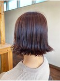 オレンジ外ハネショート