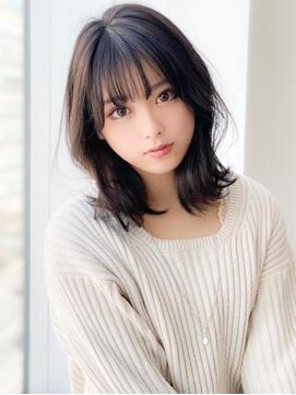 アグ ヘアー トーラス 八戸廿六日町店(Agu hair torus) 《Agu hair》モテ前髪×くびれロブ