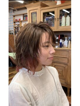 レミリオ 石神井公園(REMILIO) レイヤーウルフとインナーカラー