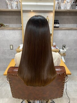 ナチュラル 美田園店(Natural) 縮毛矯正ケアルーガ髪質改善ロイヤルトリートメント　名取美田園