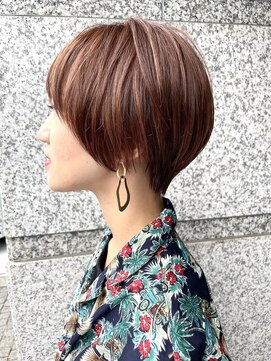 サロンドミルク 新百合ヶ丘店(salon de MiLK) 頭の形が綺麗に見えるハイライトショート【新百合ヶ丘】