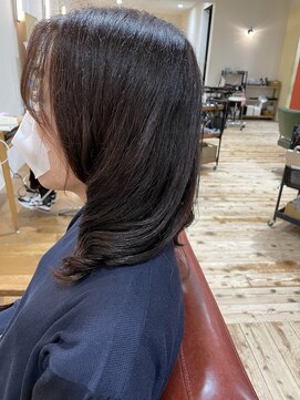 美容室 アイディー i-dee ミディアムデジタルパーマ