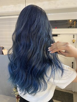 プルメリアドット(Plumeria.) BLUE