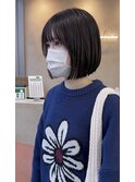 ボブ フルバング ハッシュカット イメチェン 似合わせカット