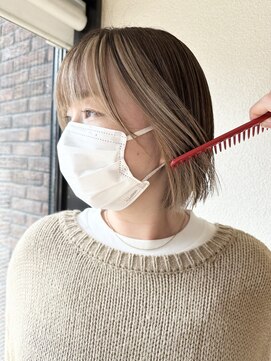 モードファクター デザイナーズサロン(mode Factor designer's salon) フェイスフレーミング×ボブ