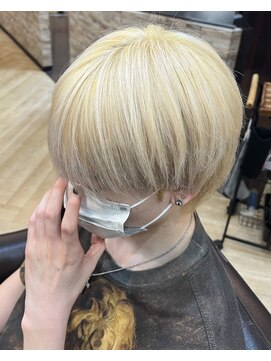 キャラ シャローネ 池袋(Chara Chalone) ブリーチのみ抜きっぱなしスタイル/ケアブリーチ【れいな】