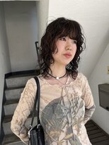 スタニング 渋谷(STUNNING.)&nbsp;くるくるパーマ　ウルフパーマ　ミディアムパーマ