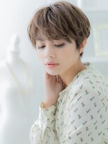 モッズヘア 越谷(mod's hair) アースカラー韓国風切りっぱなしショートTb10越谷20代30代40代