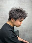MEN'S HAIR/ダークアッシュ/ニュアンスパーマ/韓国マッシュ
