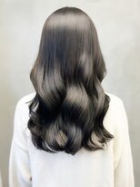 アッシュ ヘアーメイク 桐生(ash hair×make) 20代30代40代ブリーチなしオリーブグレージュくびれミディ