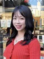 モッズ ヘア 京都店(mod's hair)&nbsp;小顔前髪ワンカールくびレイヤーカット黒髪