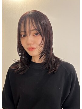 トゥコ(tuco) ワインレッド レッドブラウン 暖色 ブリーチなし レイヤー