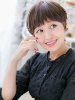 モッズヘア 越谷(mod's hair) ぱっつん前髪アースカラーマッシュショートc6越谷20代30代40代!