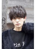 無造作髪型スパイラルショートメンズ渋谷