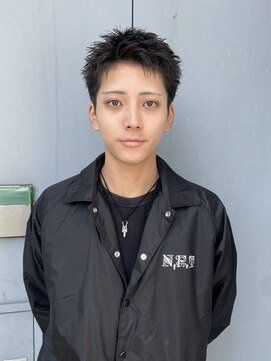 ラッド(Rad) メンズ/スパイキーショート/パンク/ボックスショート/刈り上げ有