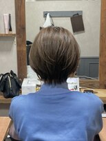 カミケン 清明店(kamiken.)&nbsp;大人ショート×ベージュブラウンカラー【カミケン清明店/福島】