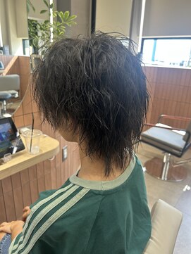 ヘアーザラブズラフズ オーガニカ 北九州(HAIR THE LOVES LAUGHS ORGANICA) ウルフカット ツイストスパイラルパーマ