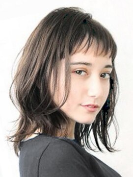 マックスビューティーギンザ(MAXBEAUTY GINZA)　 バングスセミウェット無造作ロブ☆銀座/東京駅