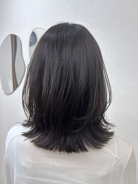 トッカ 広島(tocca) 外はねミディ×オリーブグレージュ♪