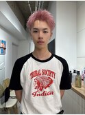 MEN’S/リバースセンターパート/ニュアンスパーマ/渋谷