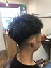 大学生カット+眉カット&シェービング
