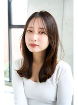レノラ 本町(LENORA)&nbsp;ハッシュカットくびれミディミディアムレイヤーバーガンディ