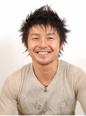 爽やかさの中にワイルド感のある外ハネスタイル