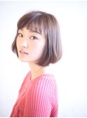 シンプルショートバングボブ