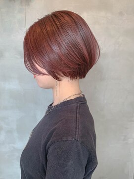 テトヘアー(teto hair) short(ピンクパープル、ショートボブ、ブリーチなし)