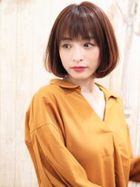 アニモフィオレンテ 千間台店(animo FIORENTE)&nbsp;+animoせんげん台+厚めバングでワンカールスリークボブ♪f-1